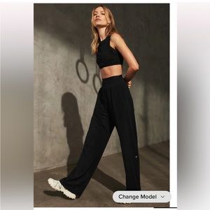 Alo Mesh All-Star Wide Leg Pant
